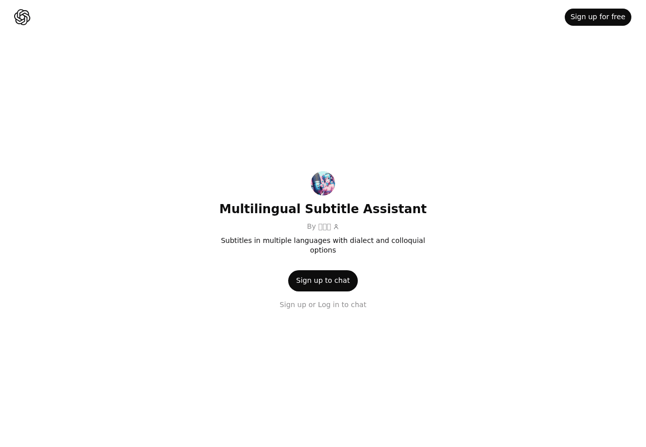 Multilingual Subtitle Assistant