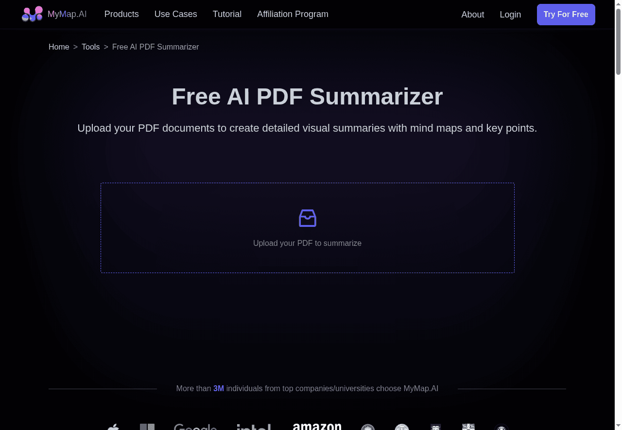 MyMap AI PDF Summarizer