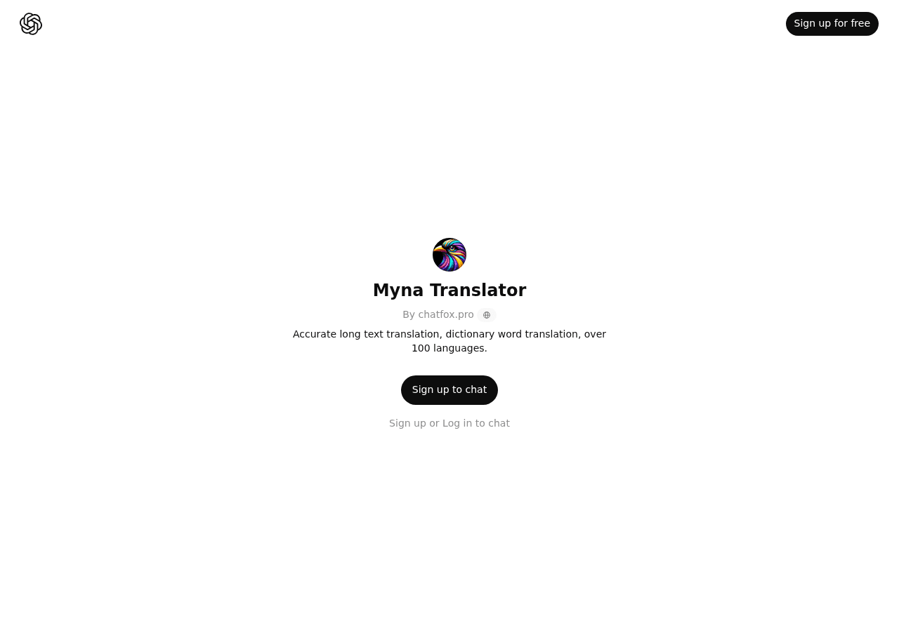 Myna Translator
