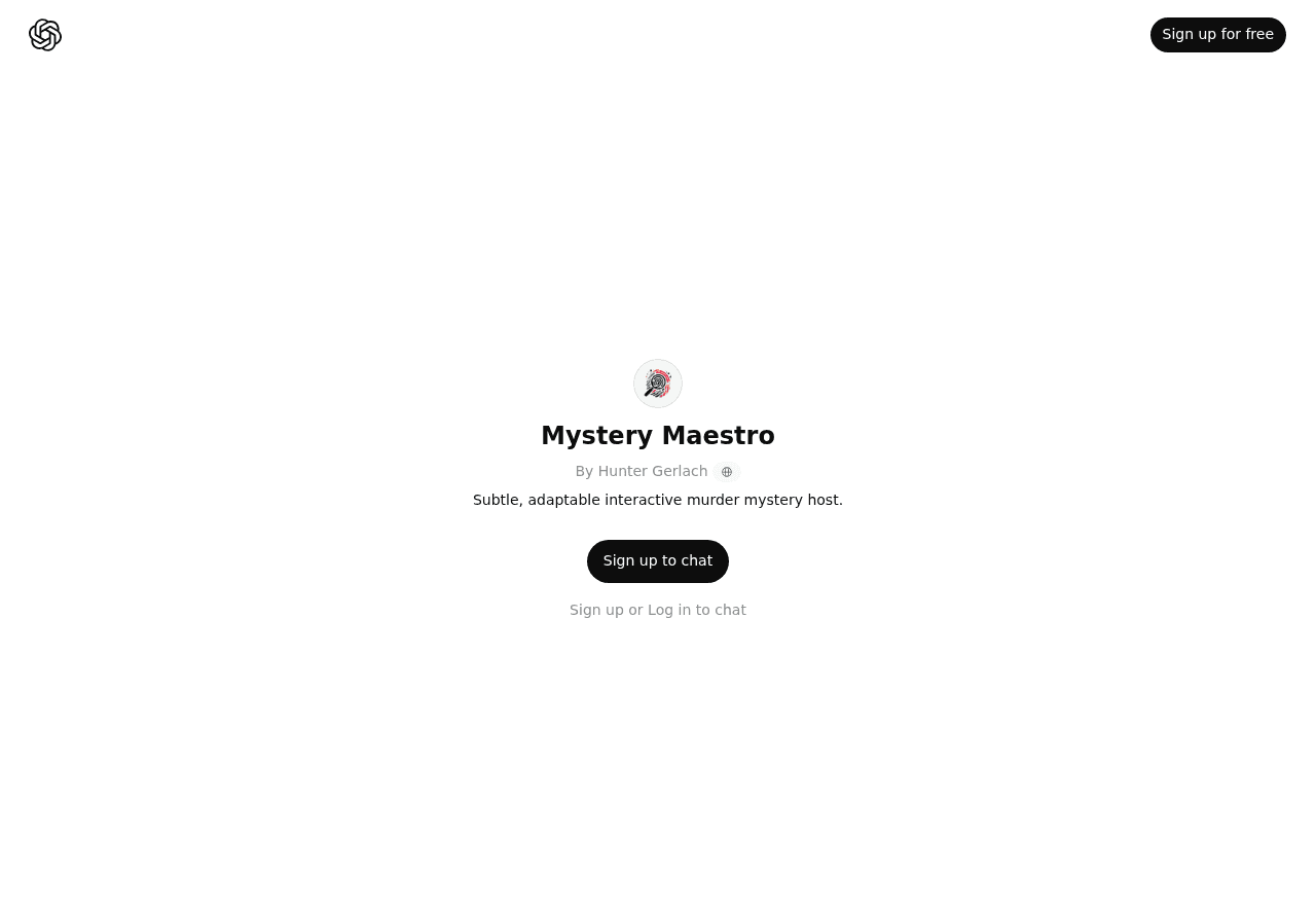 Mystery Maestro