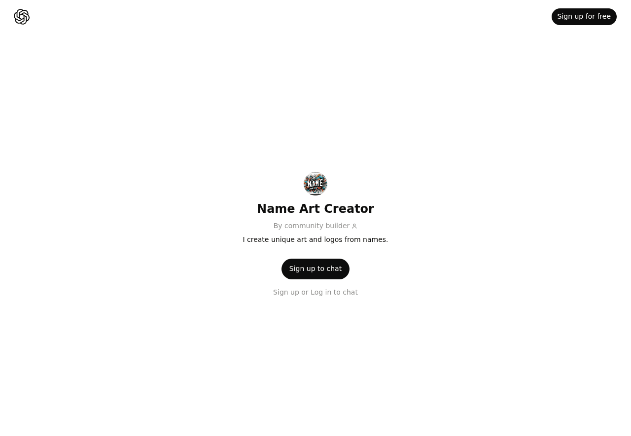Name Art Creator