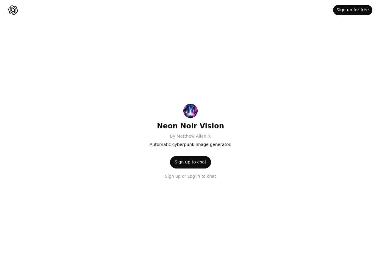 Neon Noir Vision