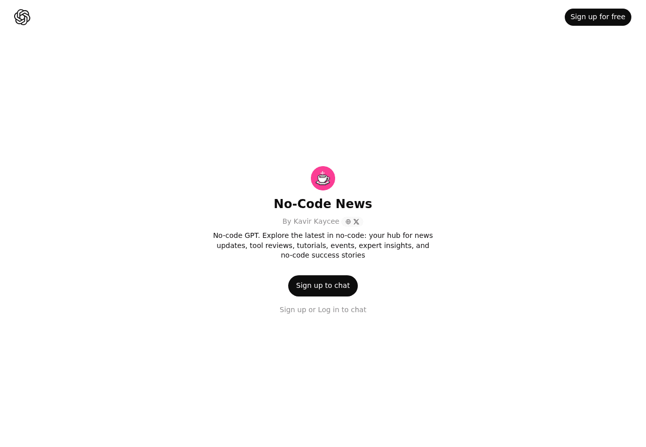 No-Code News