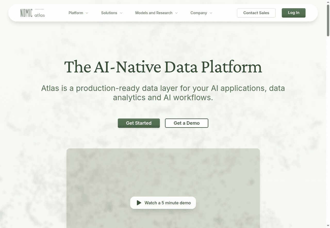 Nomic Atlas
