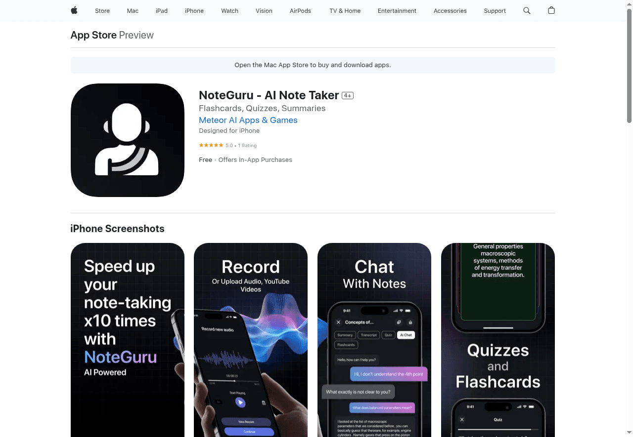 NoteGuru - AI Note Taker
