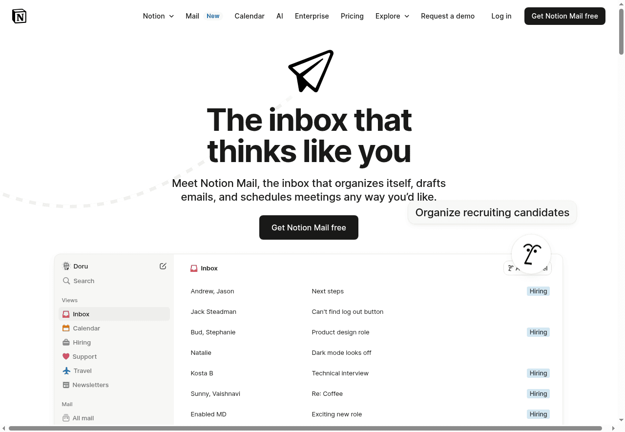 Notion Mail