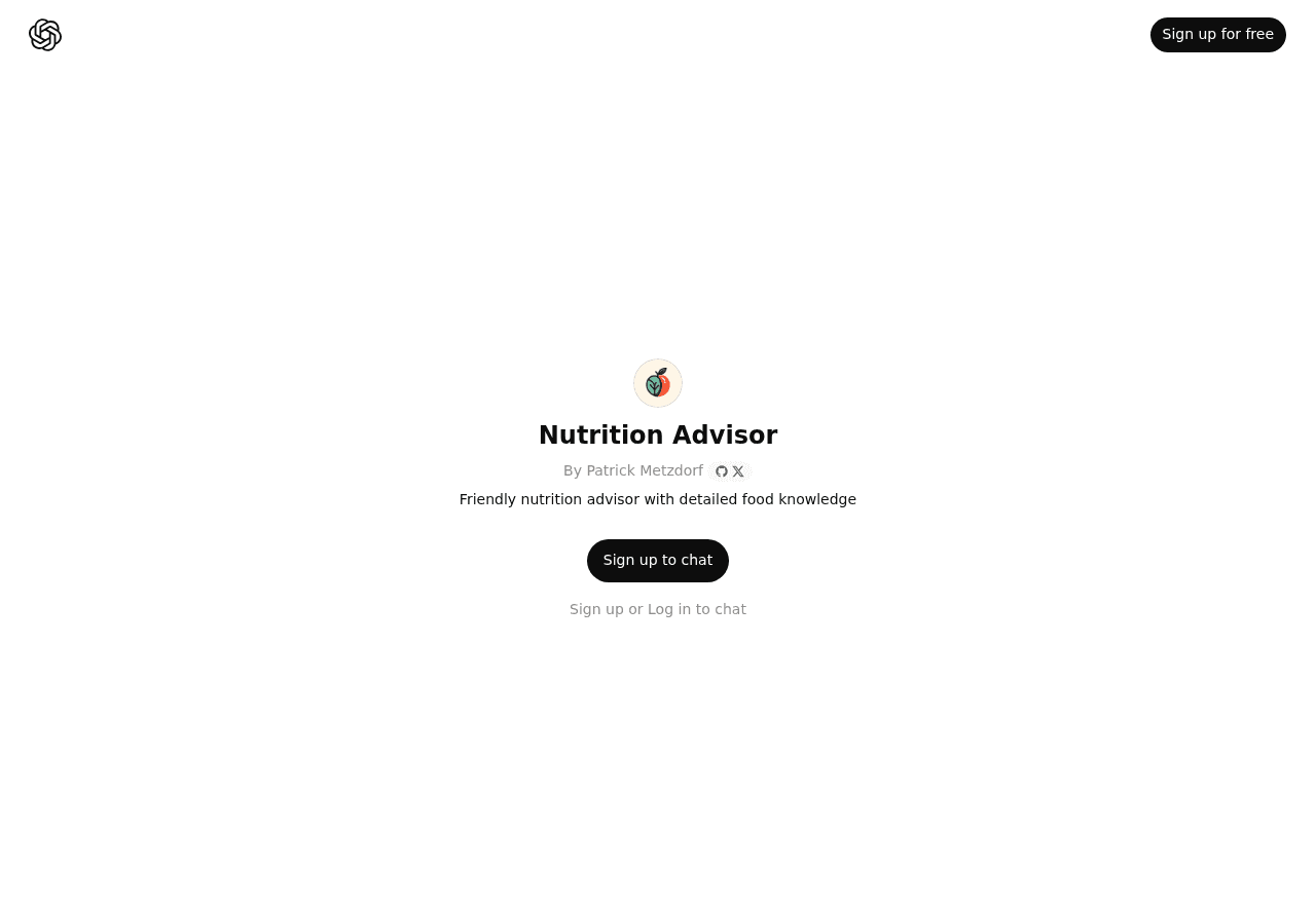 Nutrition Advisor