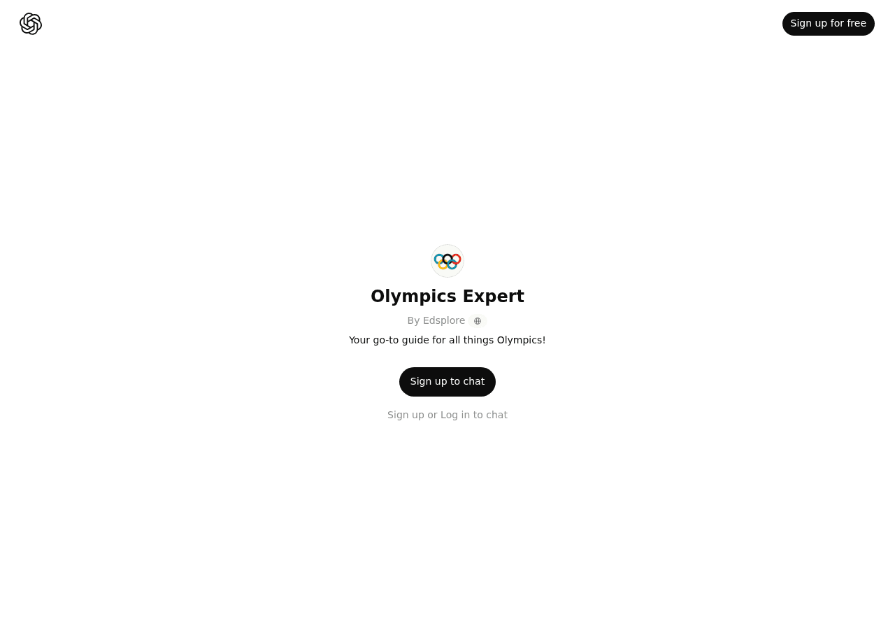 Olympics Expert