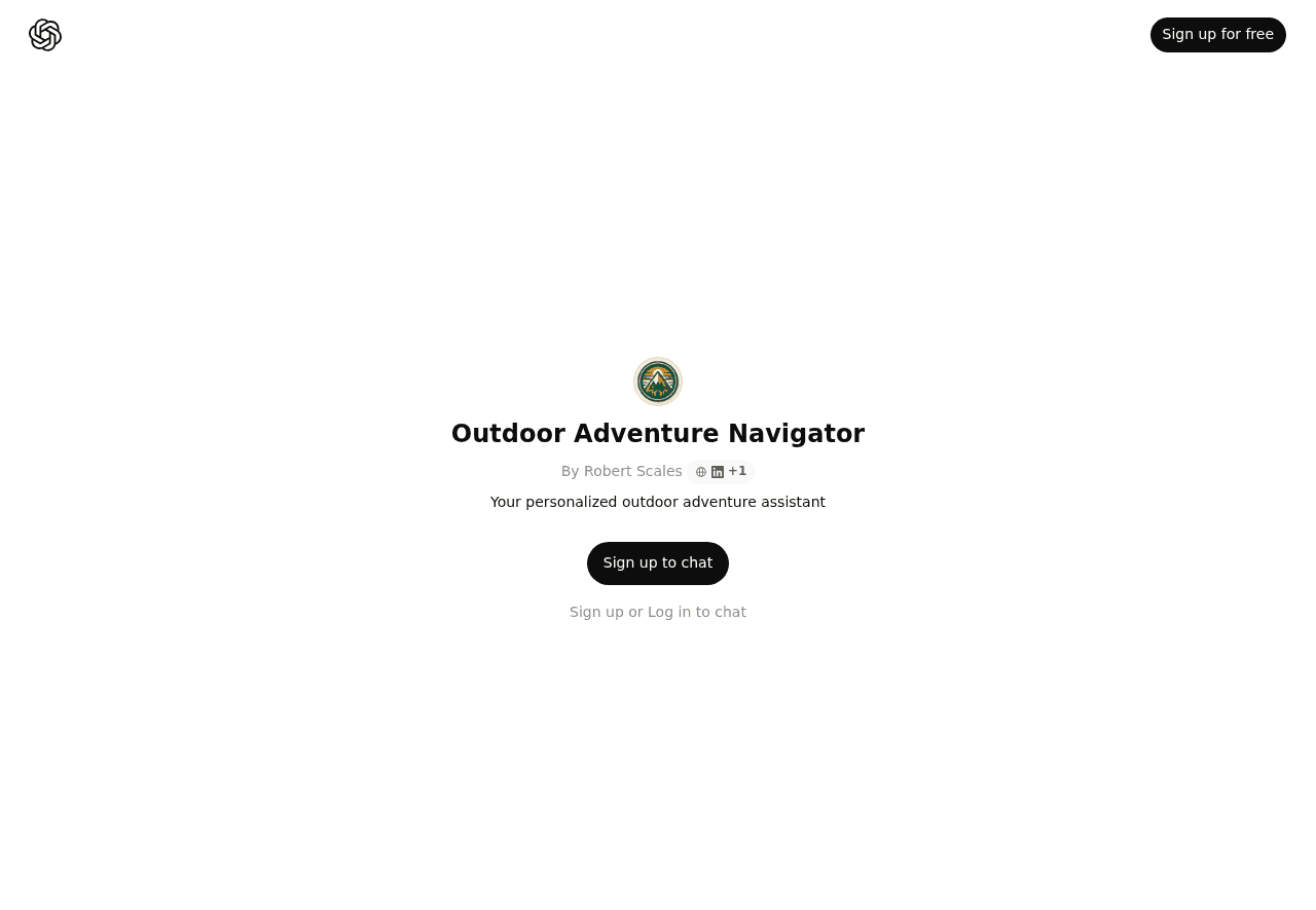 Outdoor Adventure Navigator