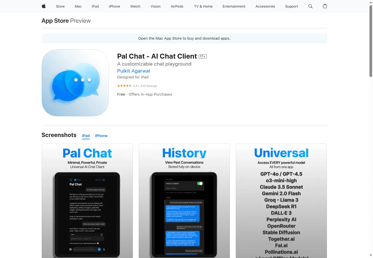 Pal - AI Chat Client