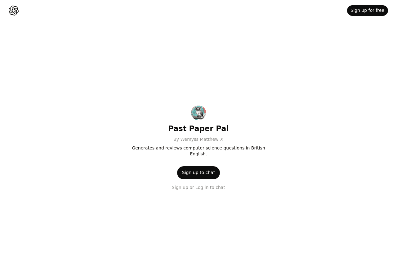 Past Paper Pal