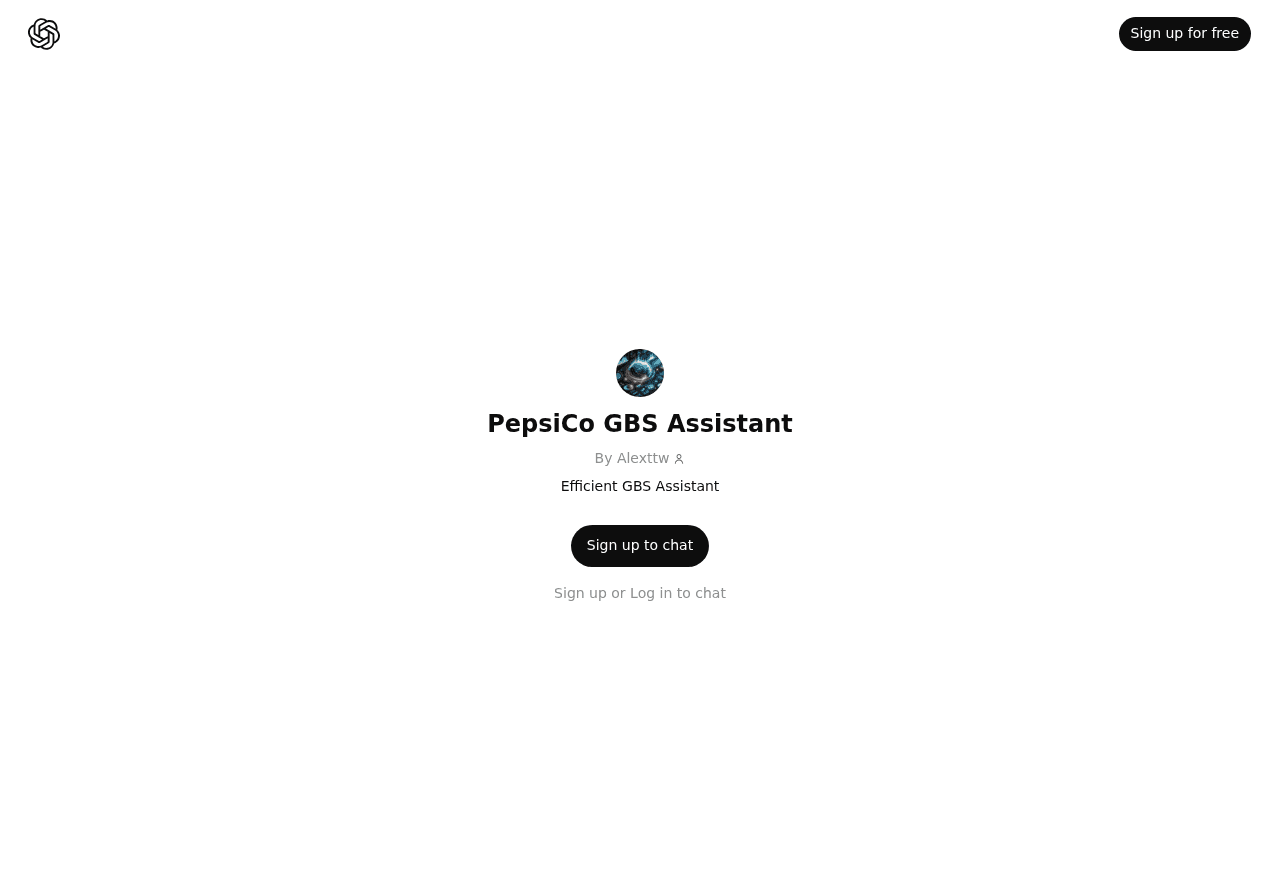 PepsiCo GBS Assistant