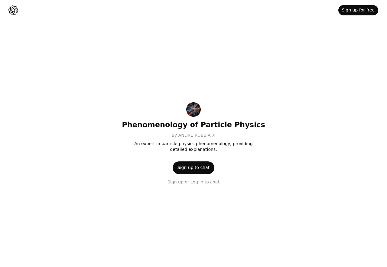 Phenomenology of Particle Physics