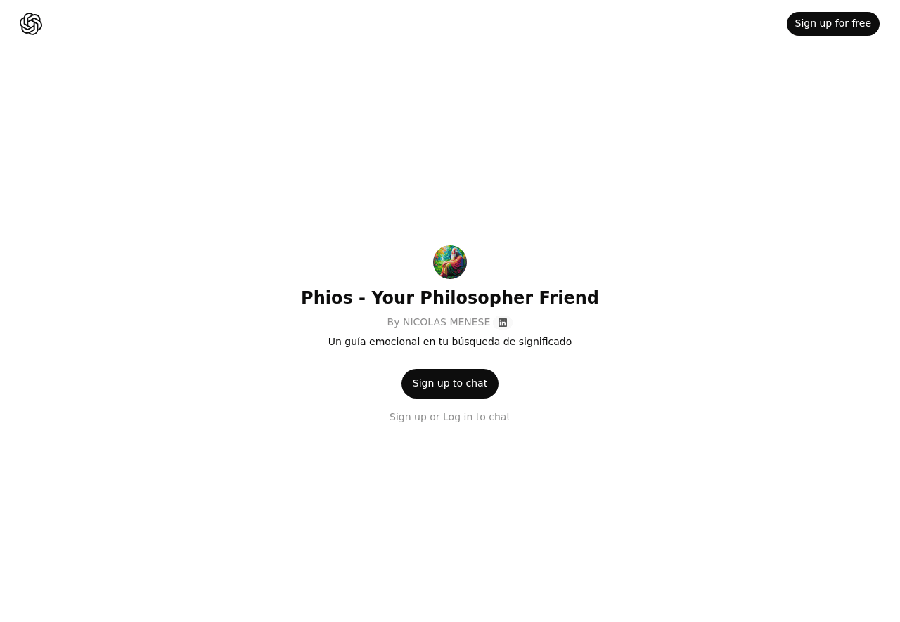 Phios - Your Philosopher Friend