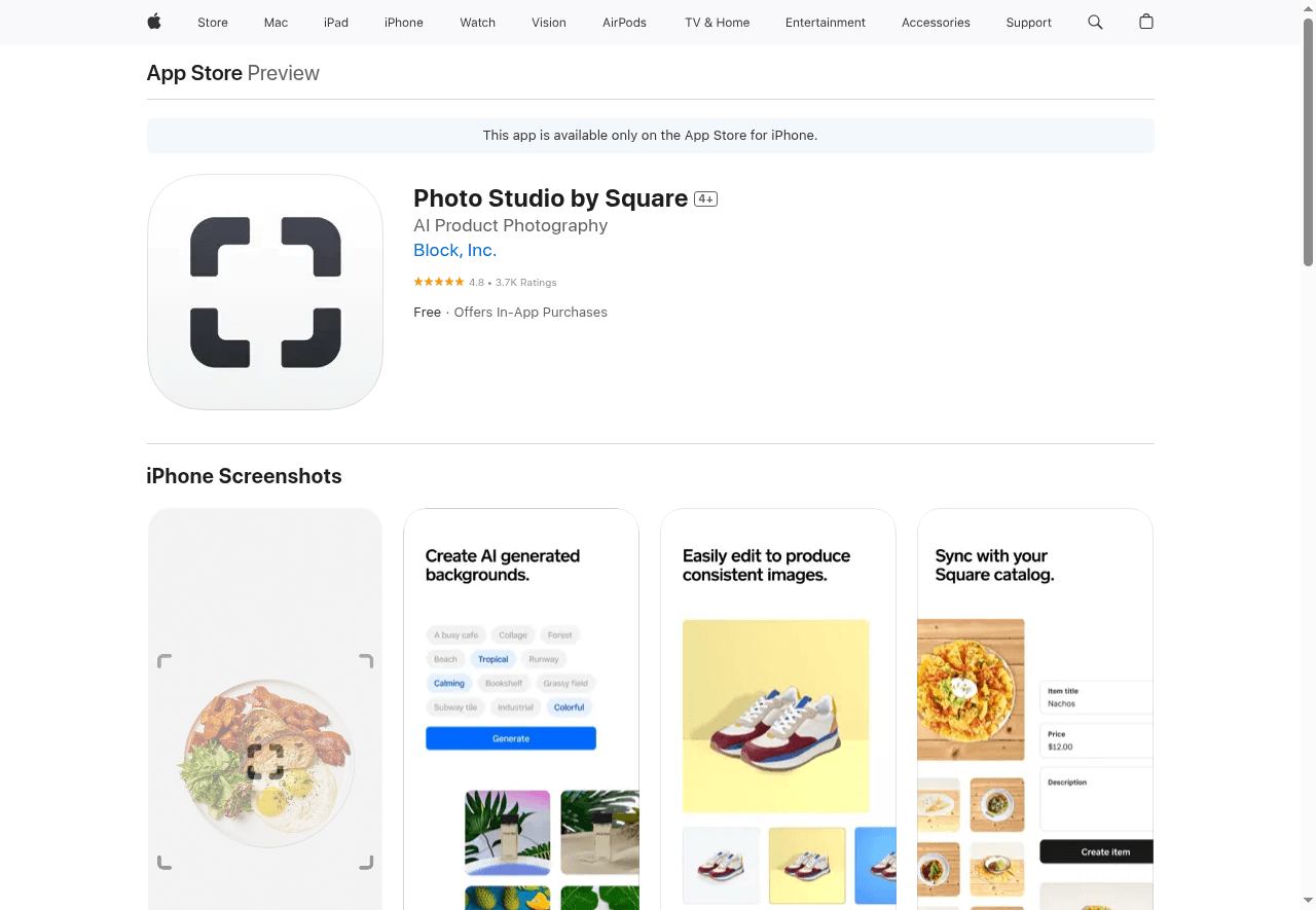 Photo Studio by Square