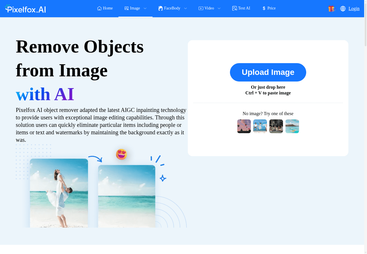 Pixelfox Objects Remover