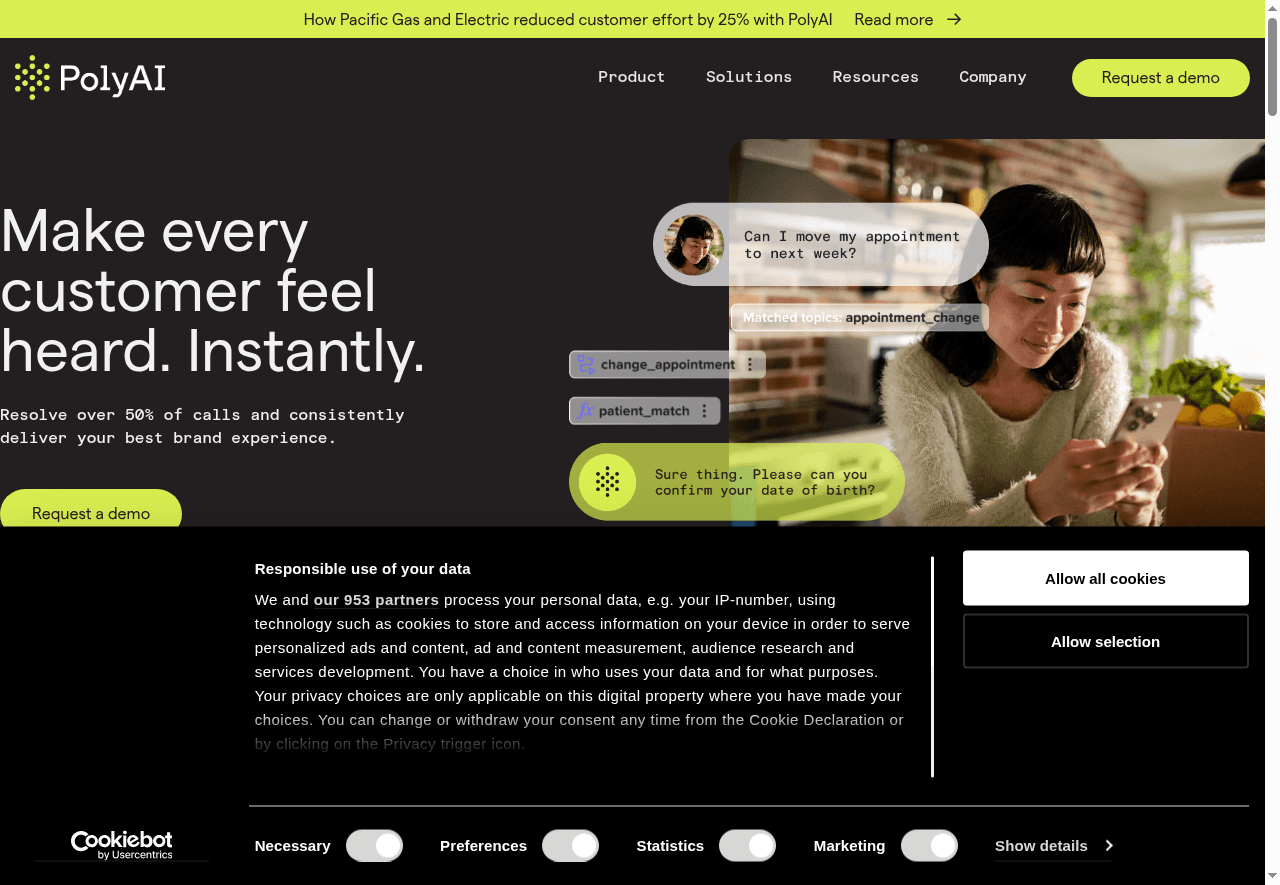 PolyAI Voice Assistant