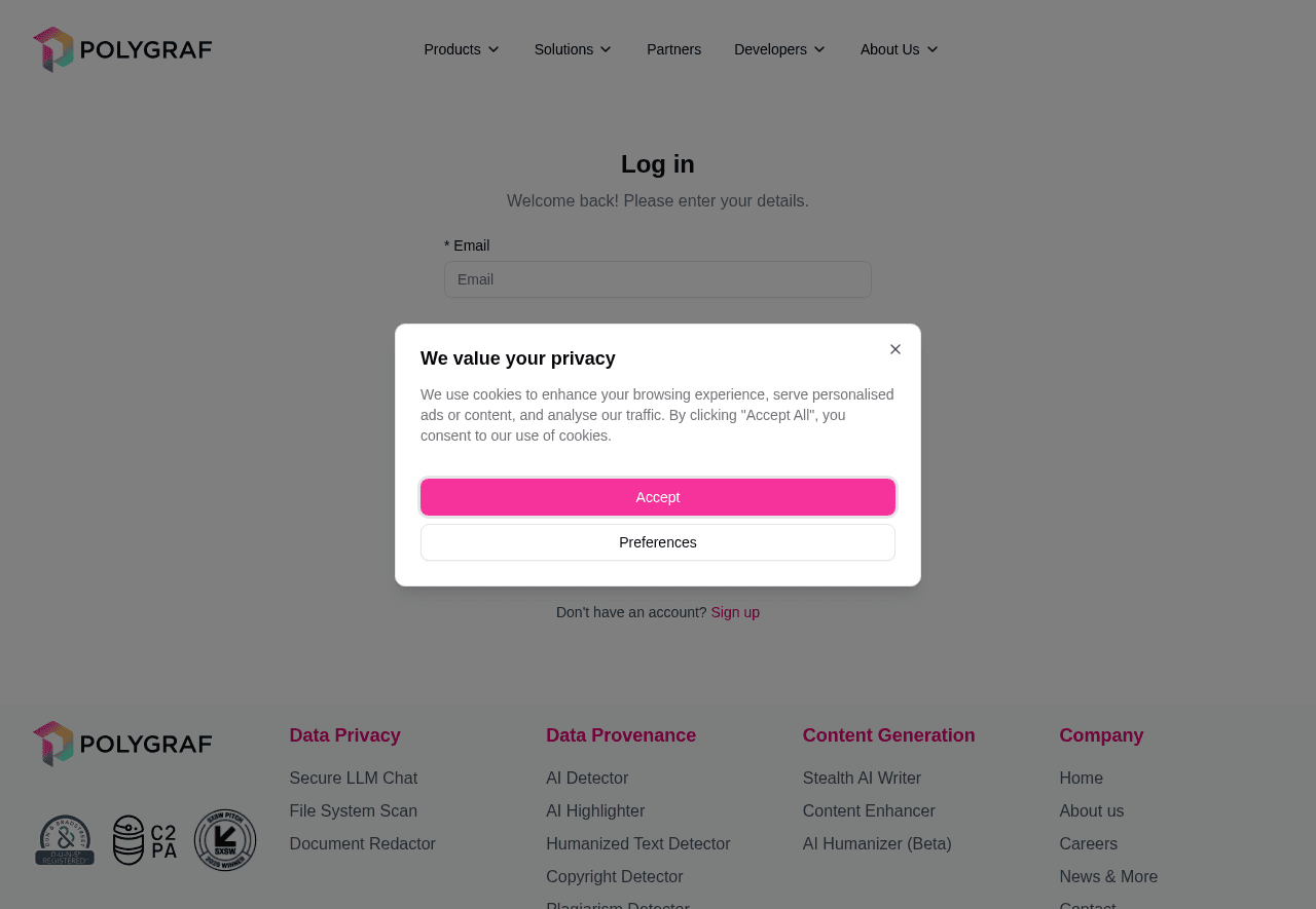 Polygaf AI Content Detector