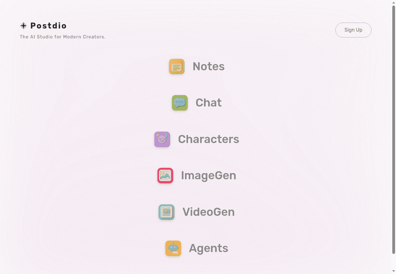 Postdio Image Generation
