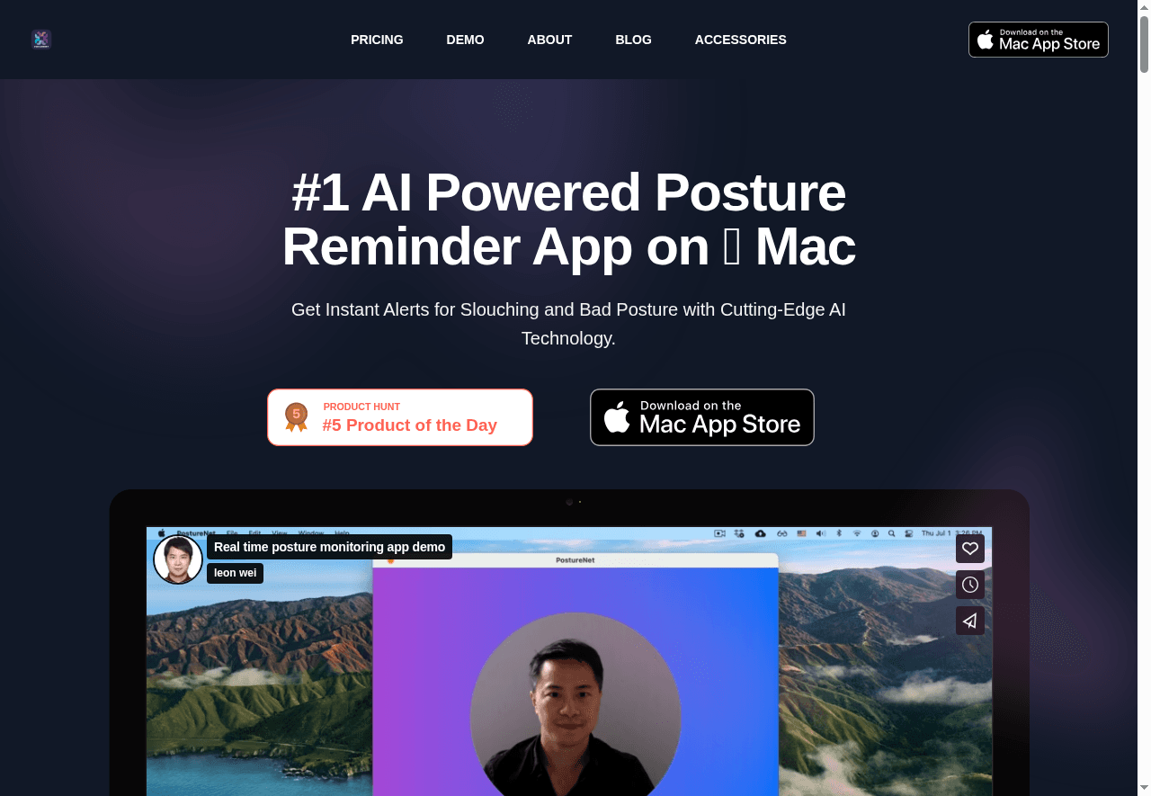 Posture Reminder App
