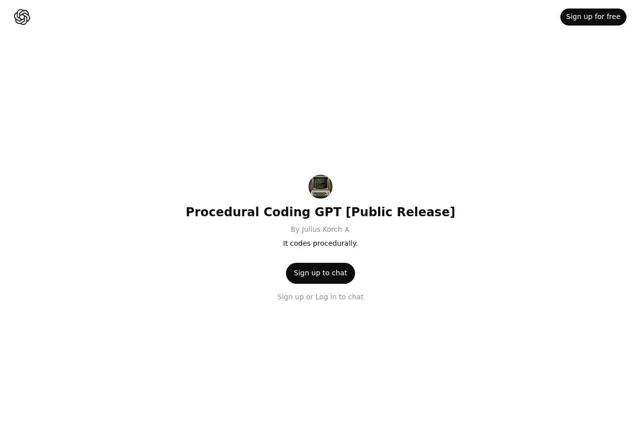 Procedural Coding GPT