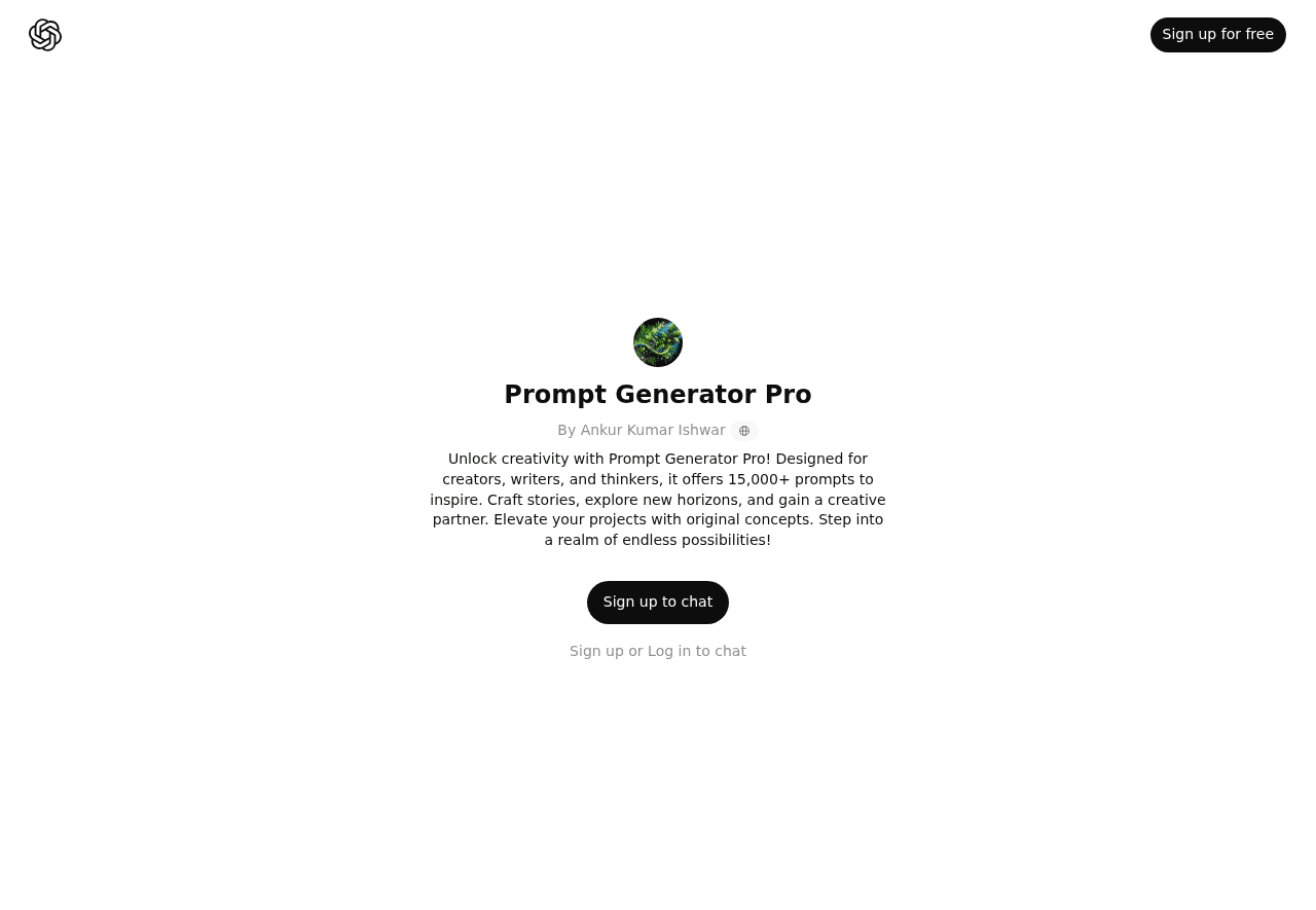 Prompt Generator Pro