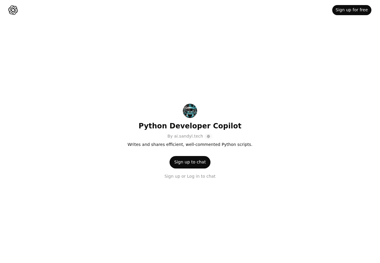 Python Developer Copilot