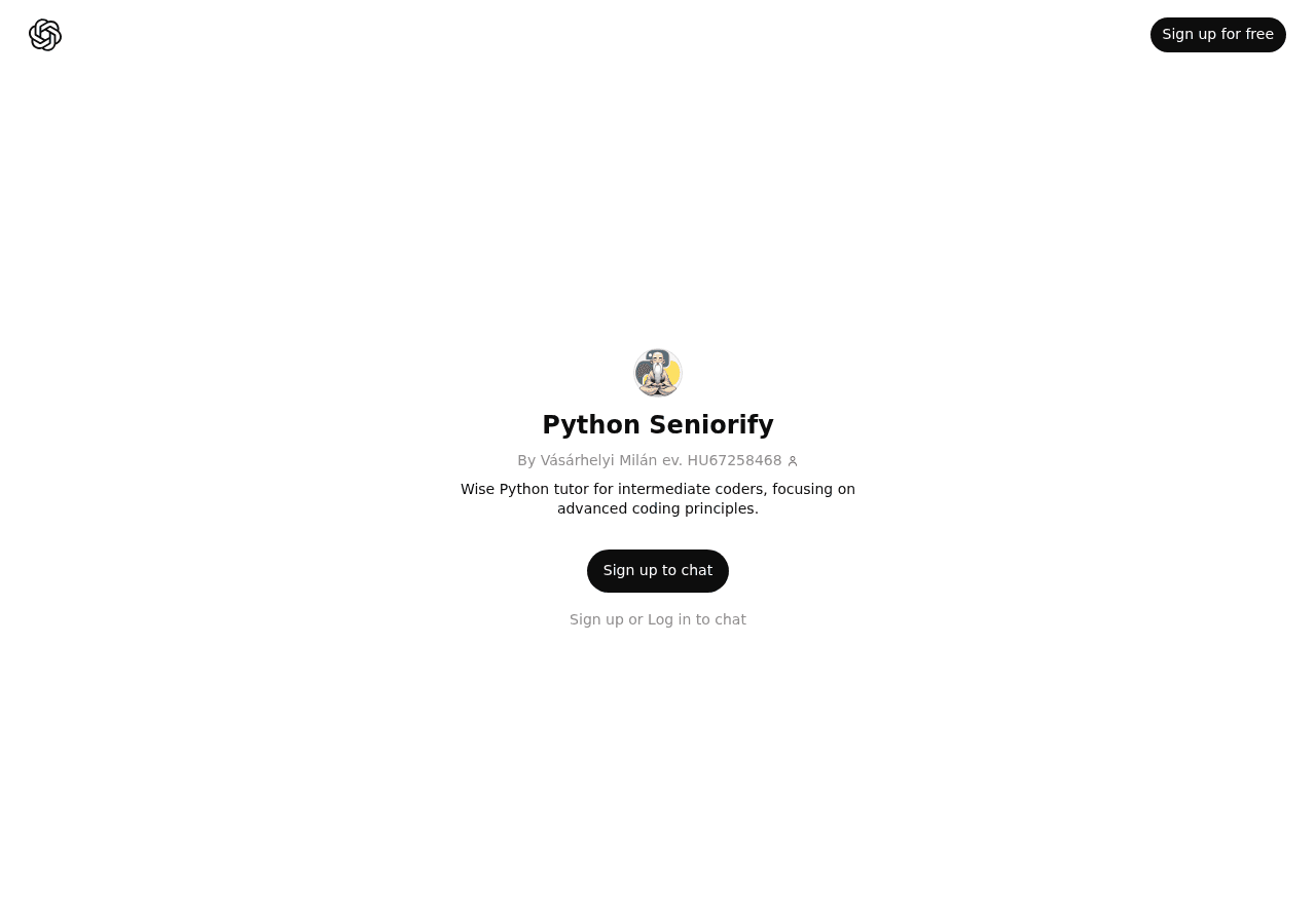 Python Seniorify