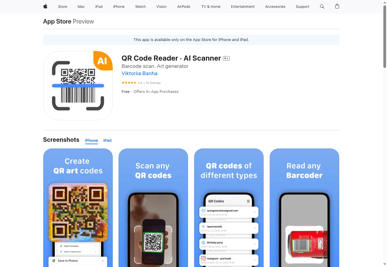 QR Code Reader