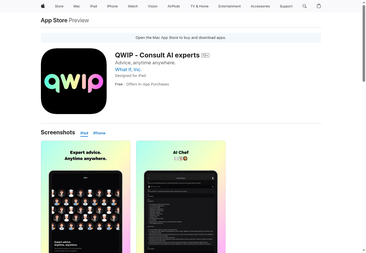 QWIP - Consult AI experts