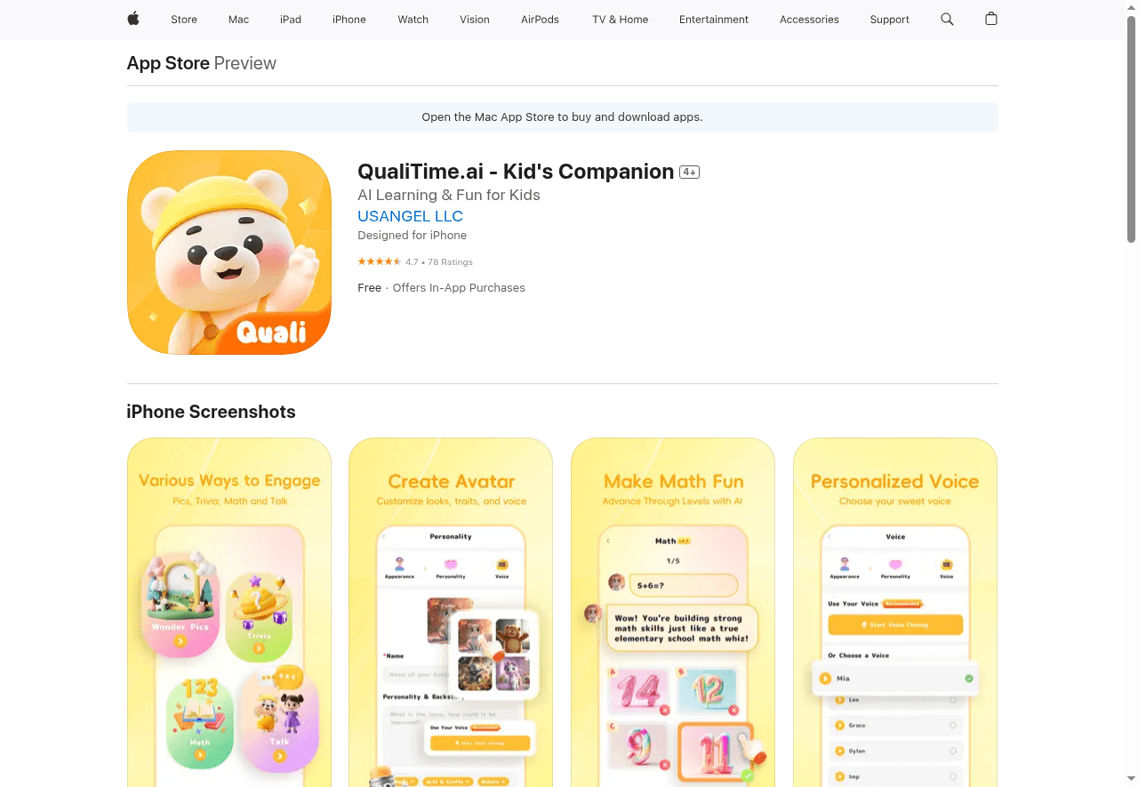 QualiTime.ai - Kid's Companion