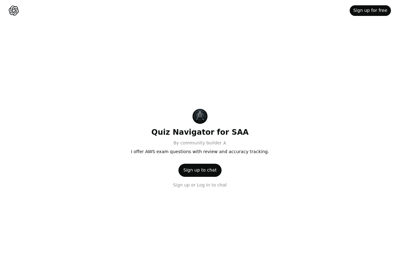Quiz Navigator for SAA