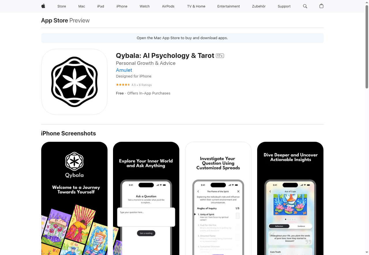 Qybala: AI Tarot Card Readings