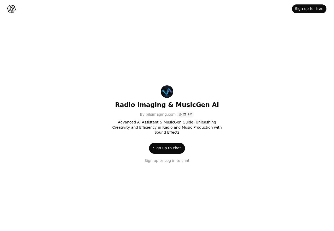 Radio Imaging & MusicGen Ai