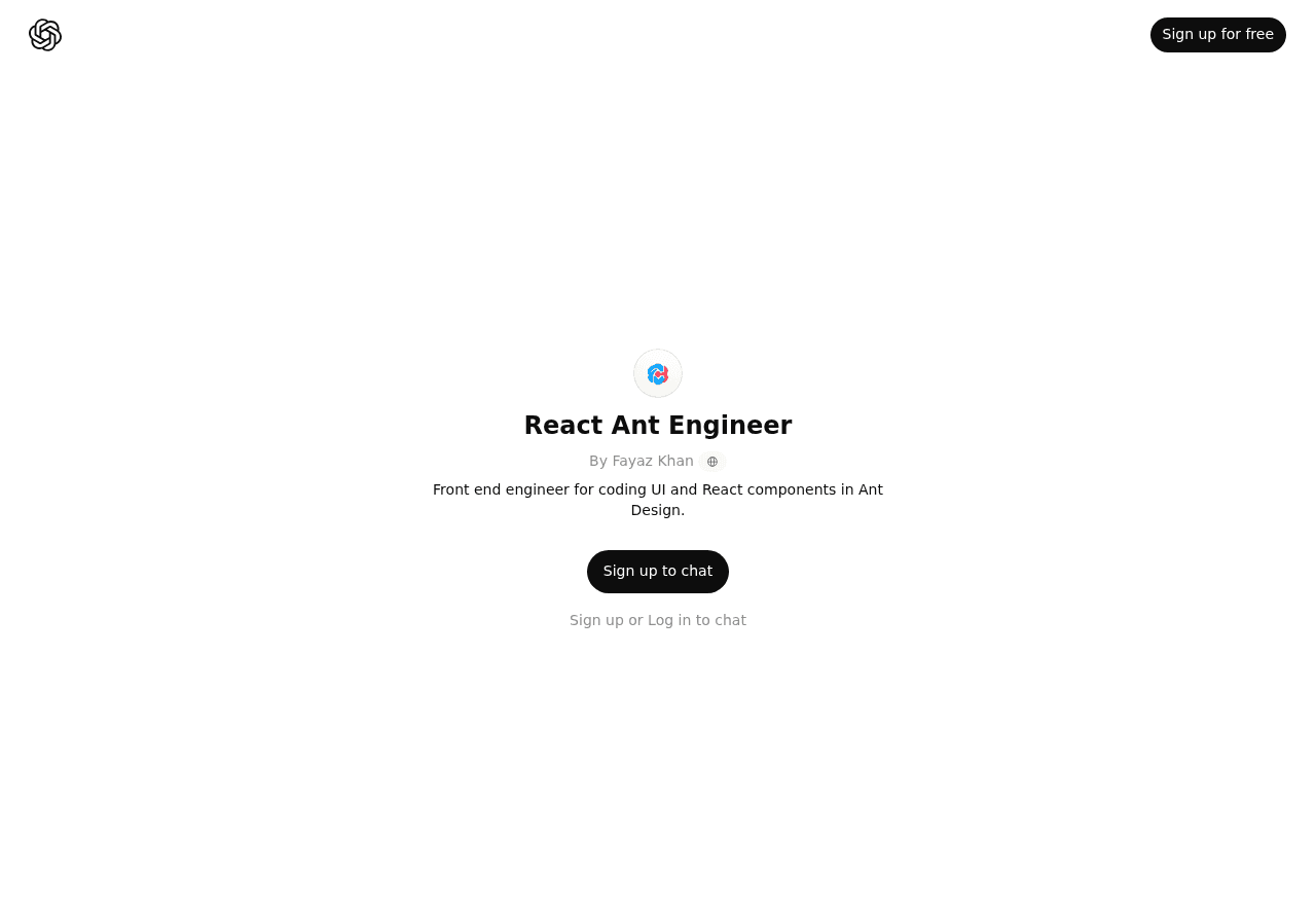 React Ant Engineer