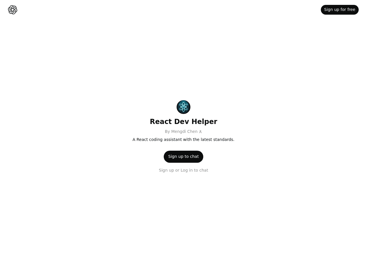 React Dev Helper