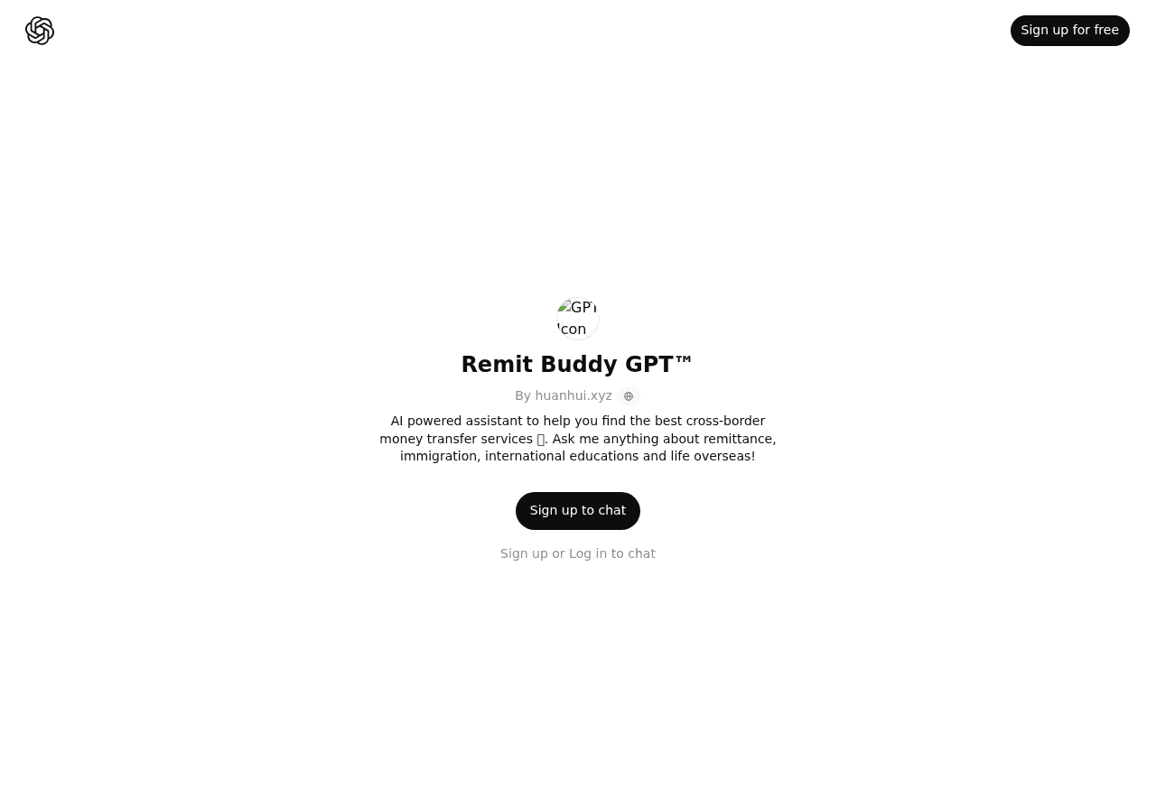 Remit Buddy GPT