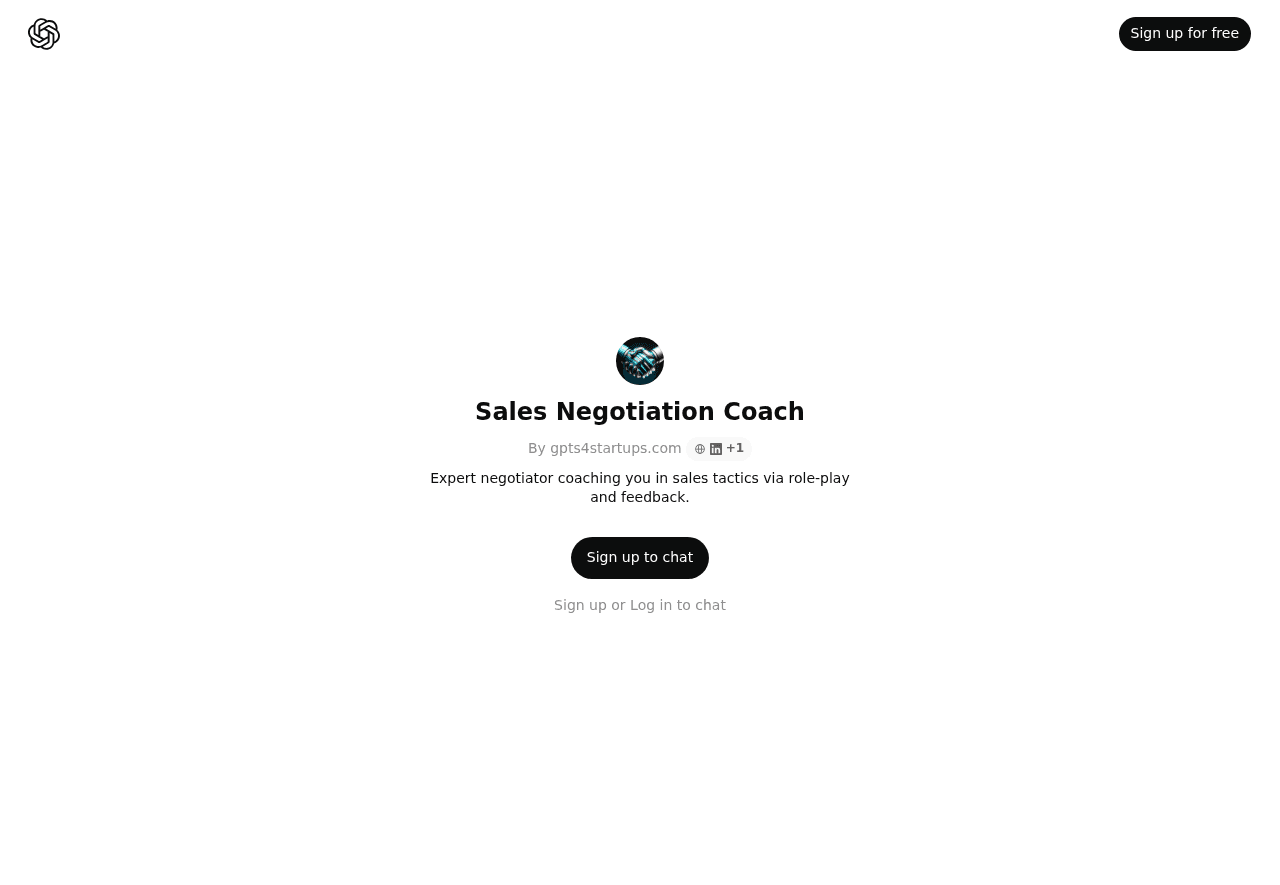 Sales Negotiation Coach