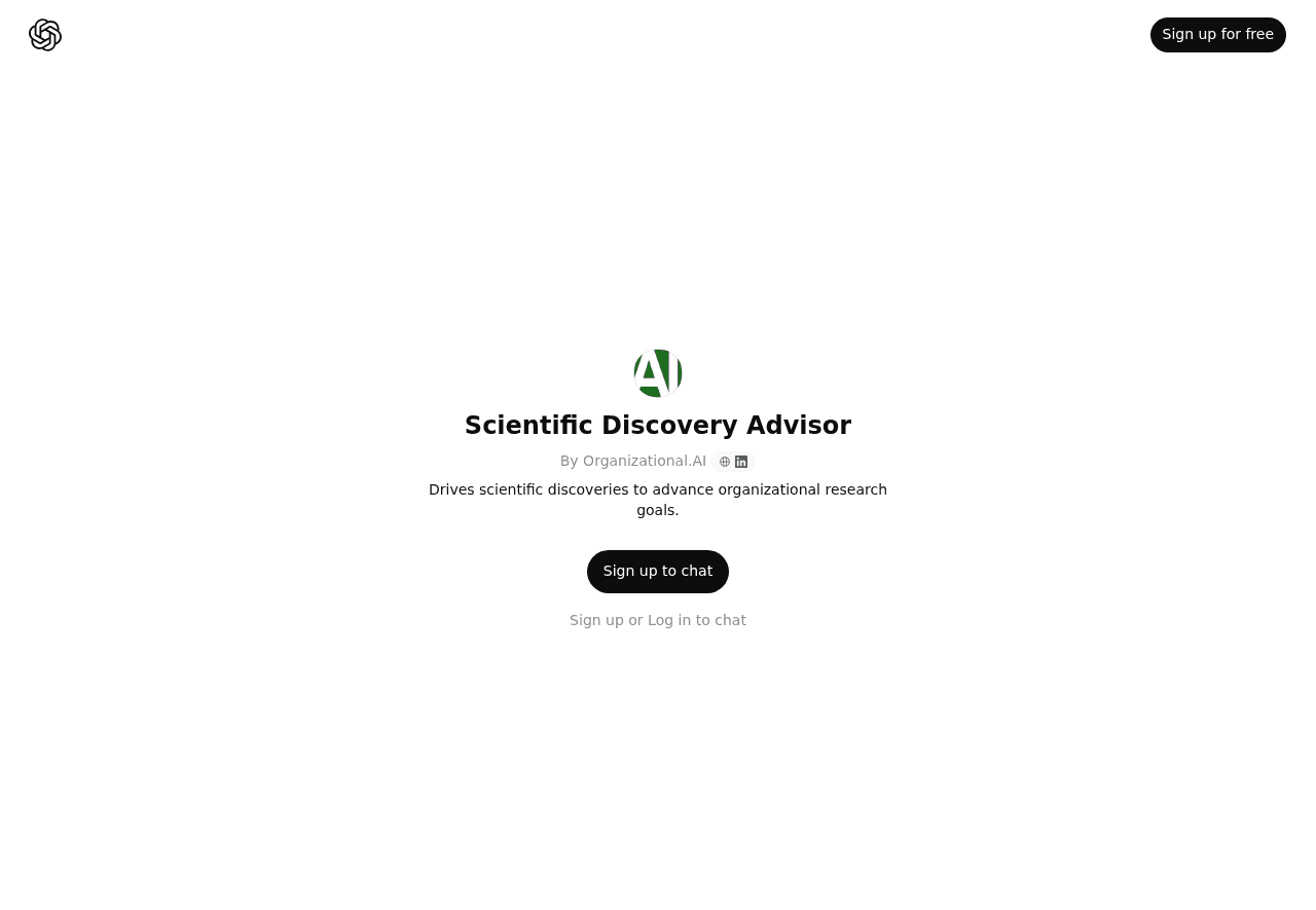 Scientific Discovery Advisor