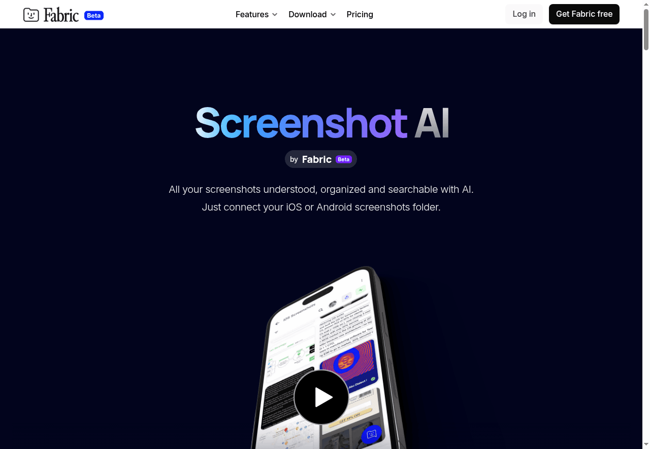 ScreenshotAI by Fabric