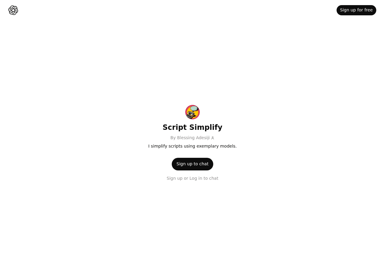 Script Simplify