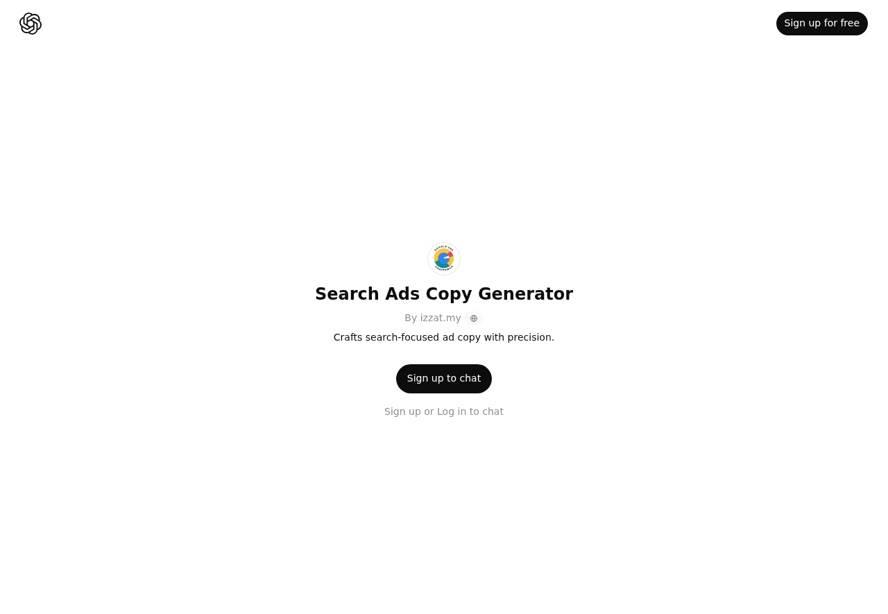 Search Ads Copy Generator