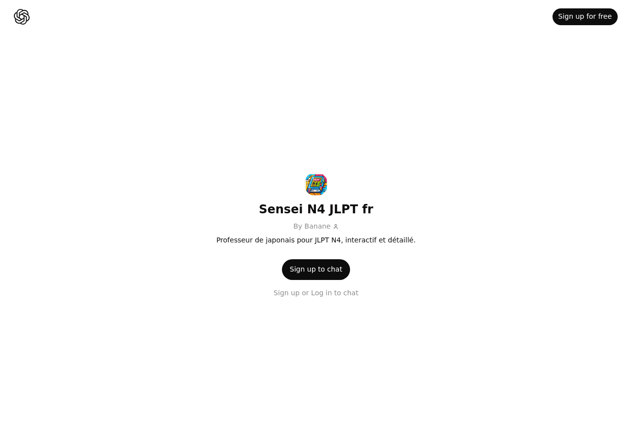 Sensei N4 JLPT fr