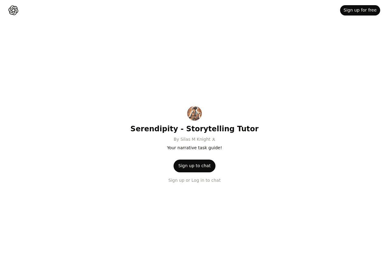 Serendipity - Storytelling Tutor