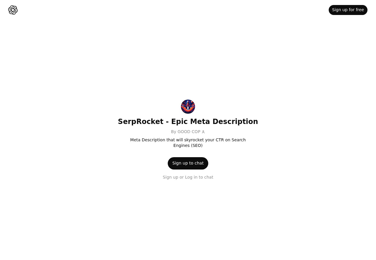 SerpRocket - Epic Meta Description