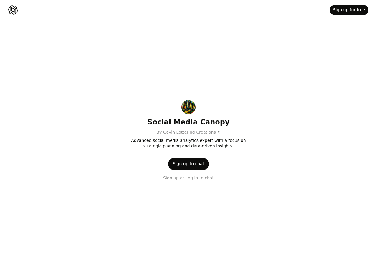 Social Media Canopy