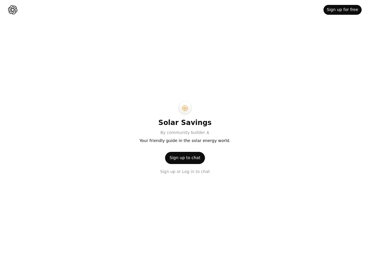 Solar Savings