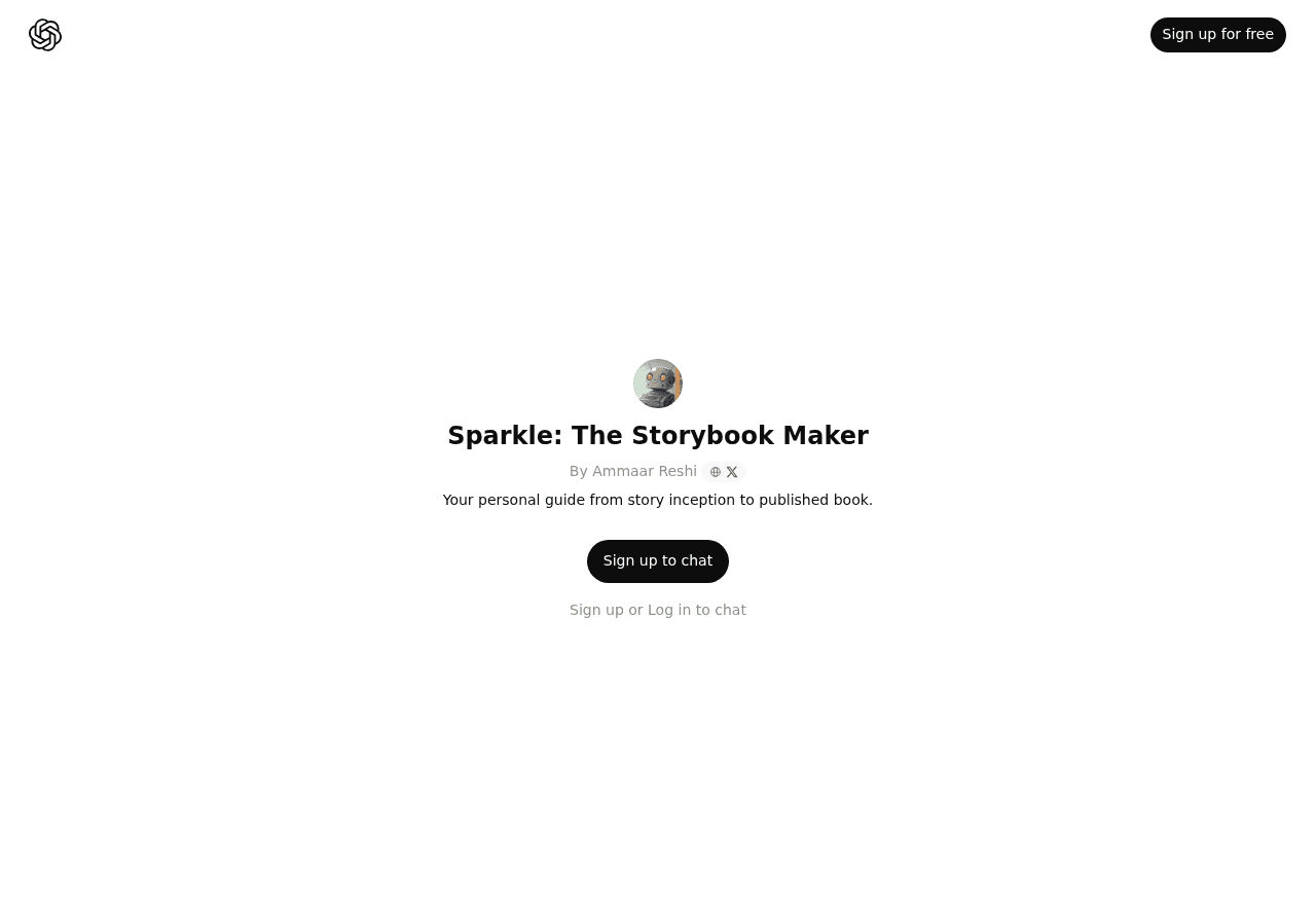 Sparkle: The Storybook Maker