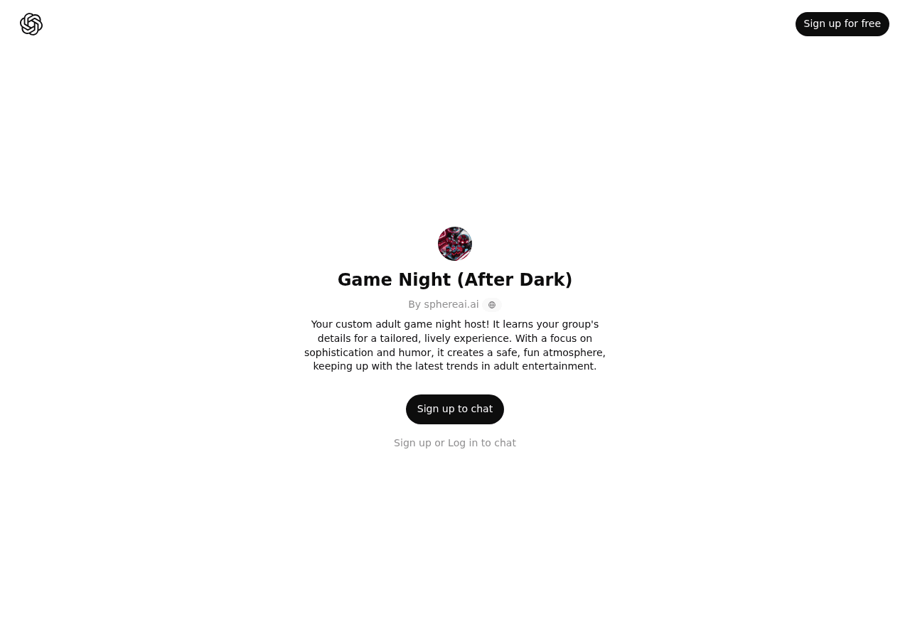 Sphere AI - Game Night (After Dark)