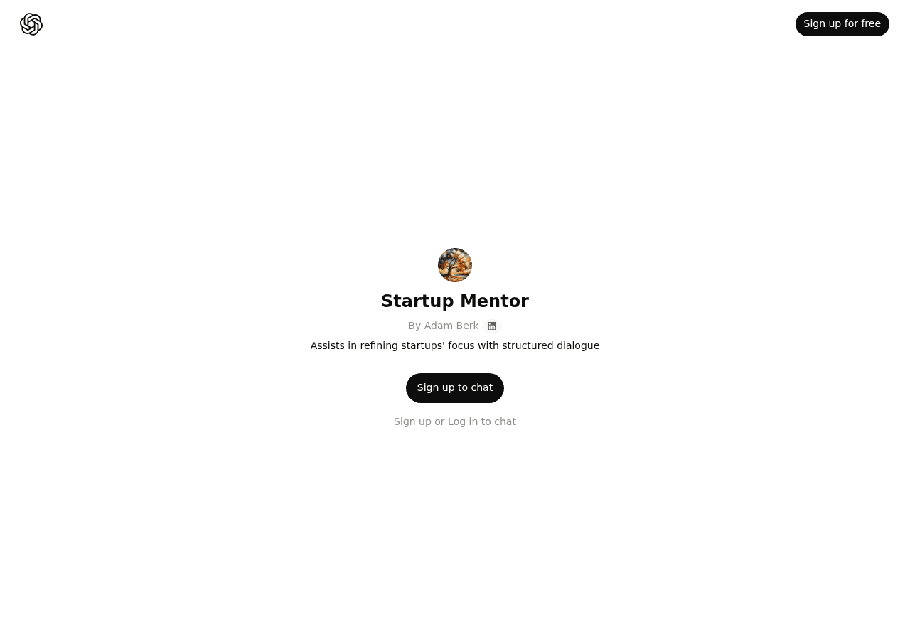 Startup Mentor